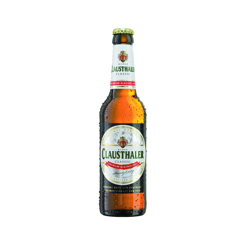 Clausthaler Classic Alkoholfrei 24 x 0,33L (Glas) MEHRWEG Kiste zzgl. 3,42 € Pfand