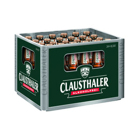 Clausthaler Extra herb Alkoholfrei 24 x 0,33L (Glas) MEHRWEG Kiste zzgl. 3,42 € Pfand