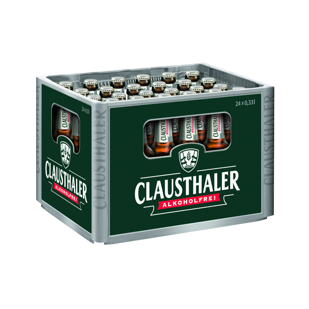 Clausthaler Original 24 x 0,33L (Glas) MEHRWEG Kiste zzgl. 3,42 € Pfand