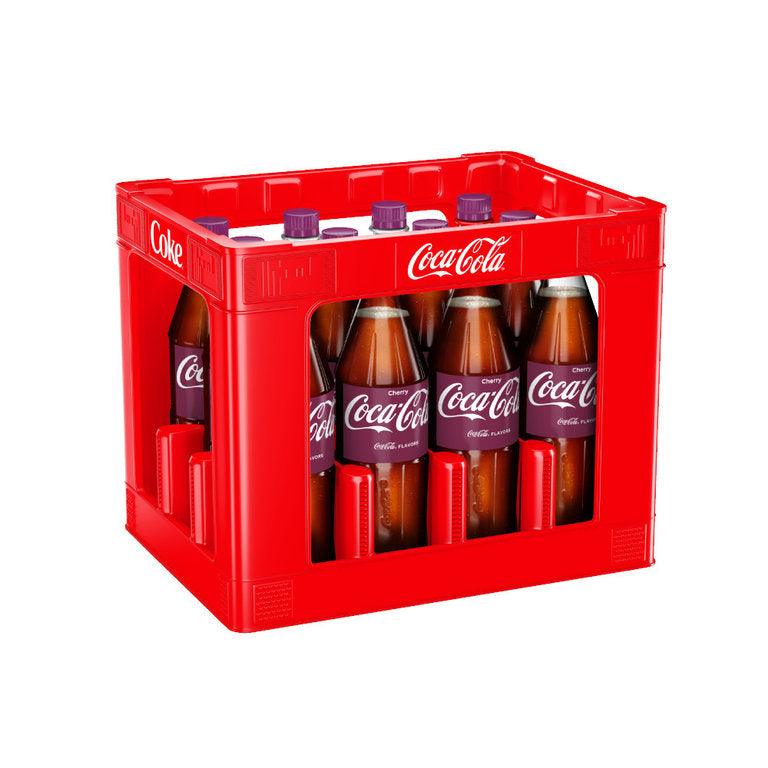 Coca-Cola Cherry 12 x 1L (PET) MEHRWEG Kiste zzgl. 3,30 € Pfand