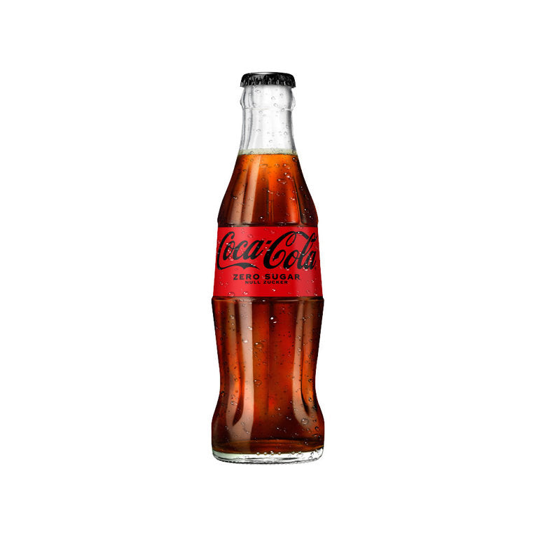 Coca-Cola Zero Sugar 24 x 0,2L (Glas) MEHRWEG Kiste zzgl. 5,10 € Pfand - 0