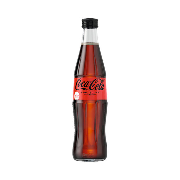 Coca-Cola Zero Sugar 20 x 0,4L (Glas) MEHRWEG Kiste zzgl. 4,50 € Pfand