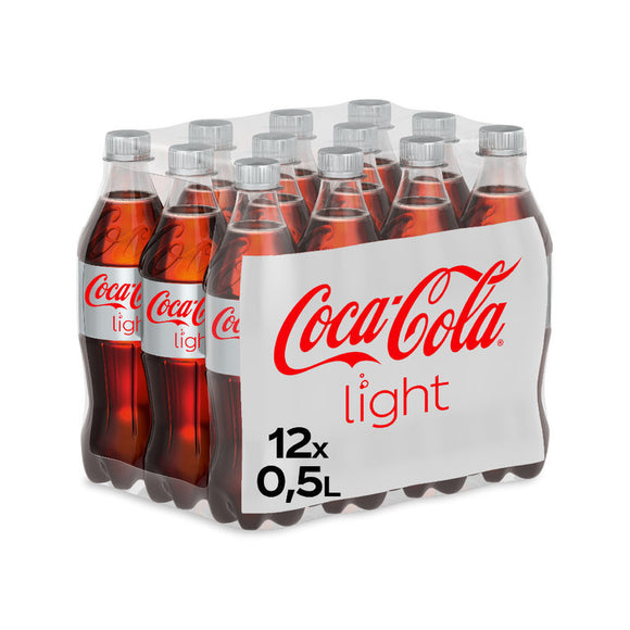 Coca-Cola light 12 x 0,5L (PET) EINWEG Tray zzgl. 3,00 € Pfand