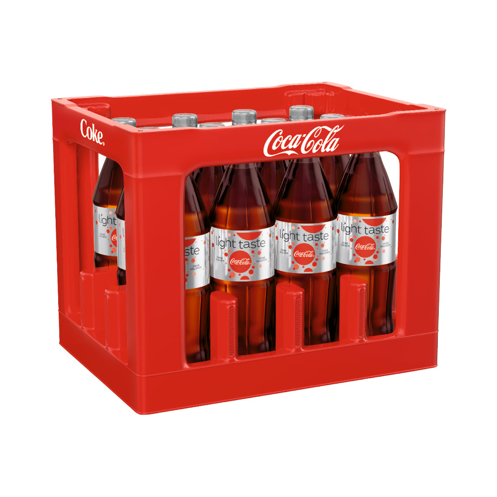 Coca-Cola light 12 x 1L (PET) MEHRWEG Kiste zzgl. 3,30 € Pfand-1