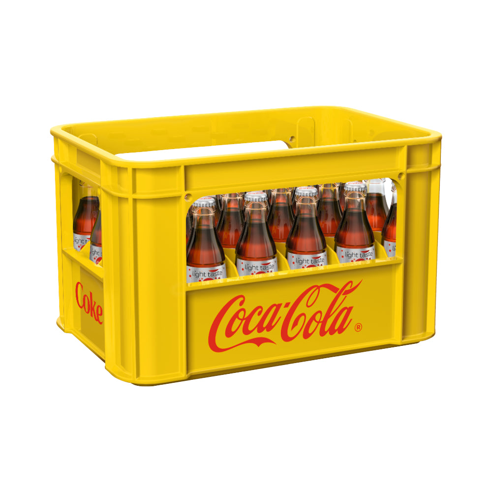 Coca-Cola light 24 x 0,2L (Glas) MEHRWEG Kiste zzgl. 5,10 € Pfand