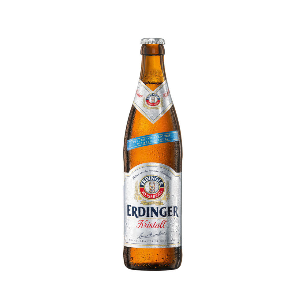 Erdinger Weißbier kristall 11 x 0,5L (Glas) MEHRWEG KISTE zzgl. 2,38 € Pfand