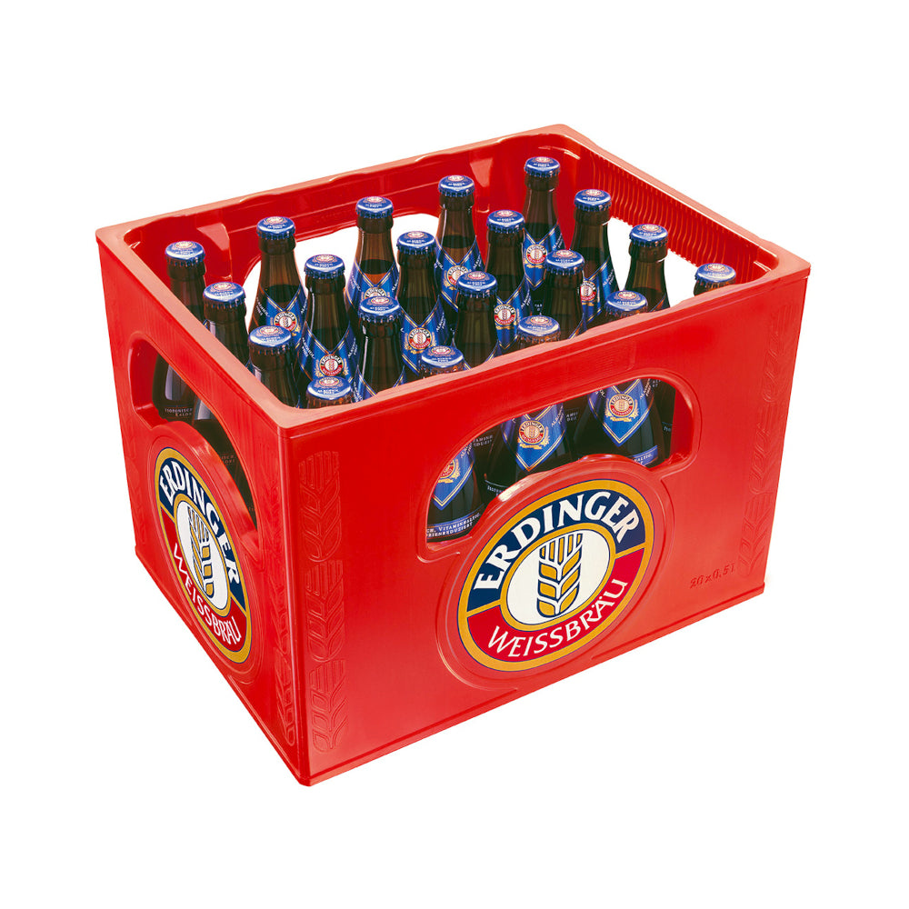 Erdinger Weißbier alkoholfrei 20 x 0,5L (Glas) MEHRWEG KISTE zzgl. 3,10 € Pfand