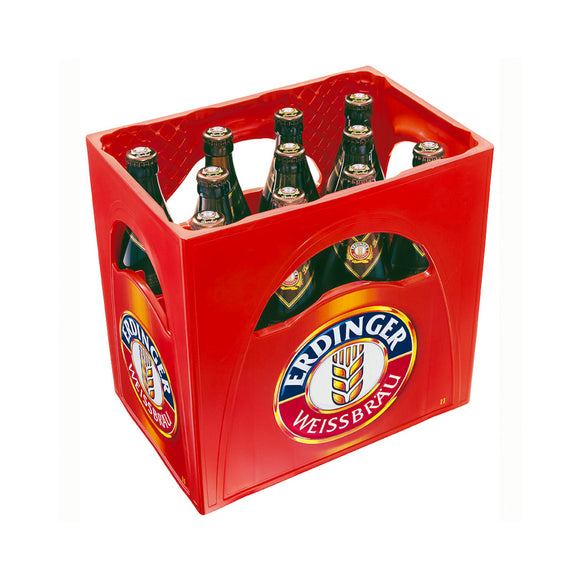 Erdinger Weißbier dunkel 11 x 0,5L (Glas) MEHRWEG Kiste zzgl. 2,38 € Pfand