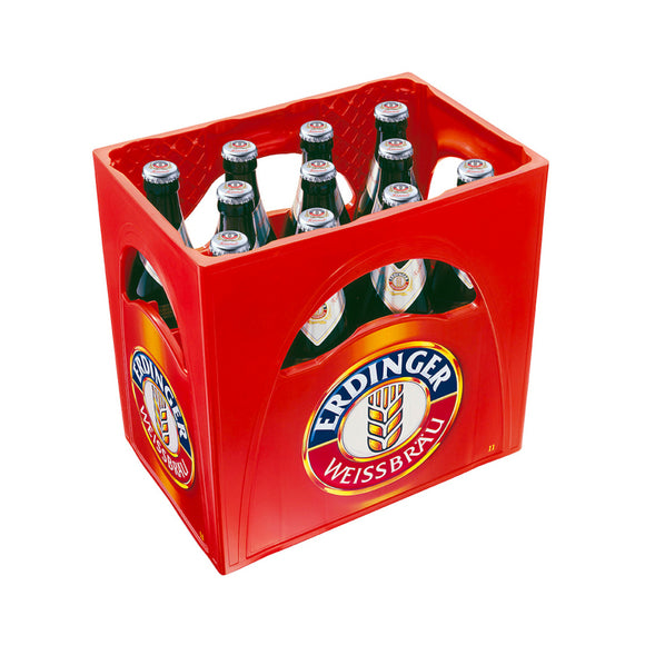 Erdinger Weißbier kristall 11 x 0,5L (Glas) MEHRWEG KISTE zzgl. 2,38 € Pfand