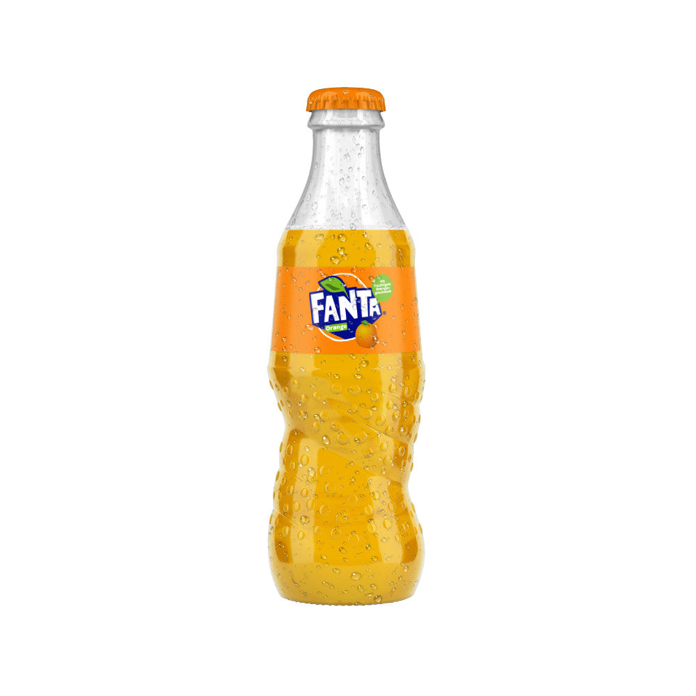 Fanta Orange 24 x 0,2L (Glas) MEHRWEG Kiste zzgl. 5,10 € Pfand - 0