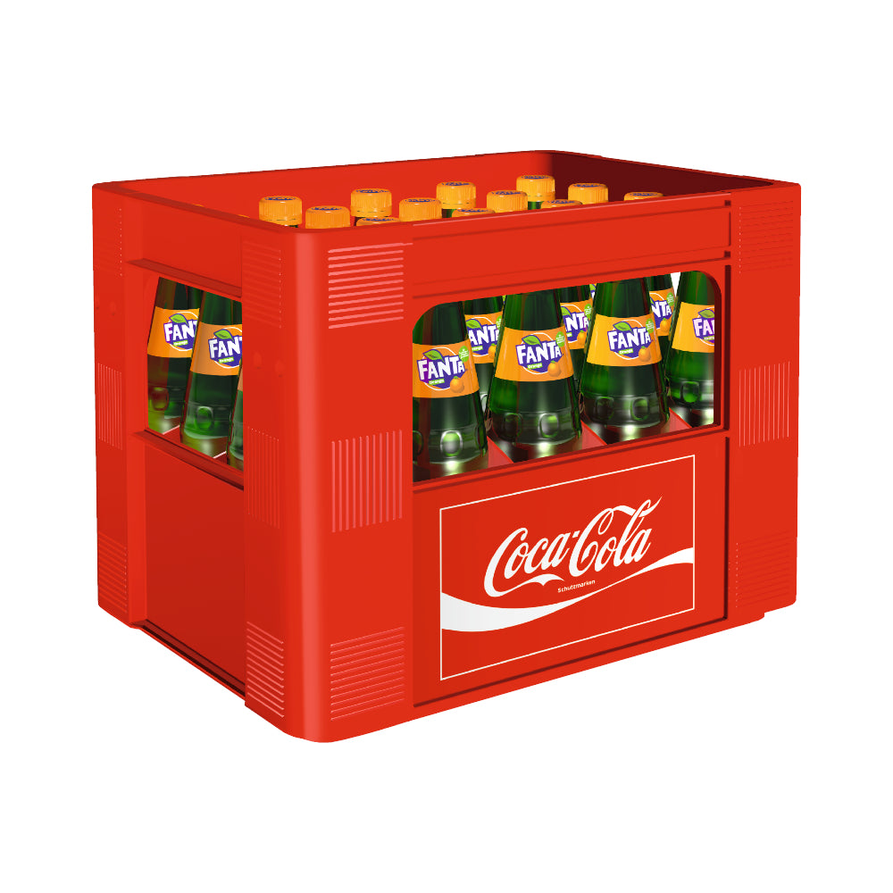 Fanta Orange 20 x 0,5L (Glas) MEHRWEG Kiste zzgl. 4,50 € Pfand-1