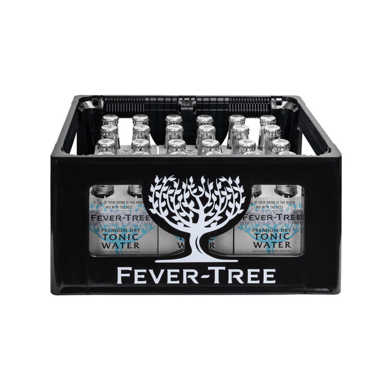 Fever-Tree Premium Dry Tonic Water 24 x 0,2L (Glas) MEHRWEG Kiste zzgl. 5,10 Pfand