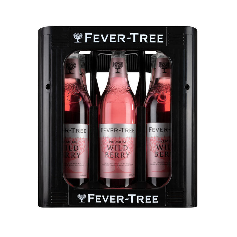 Fever-Tree Premium Wild Berry 6 x 0,75L (Glas) MEHRWEG Kiste zzgl. 2,40 Pfand