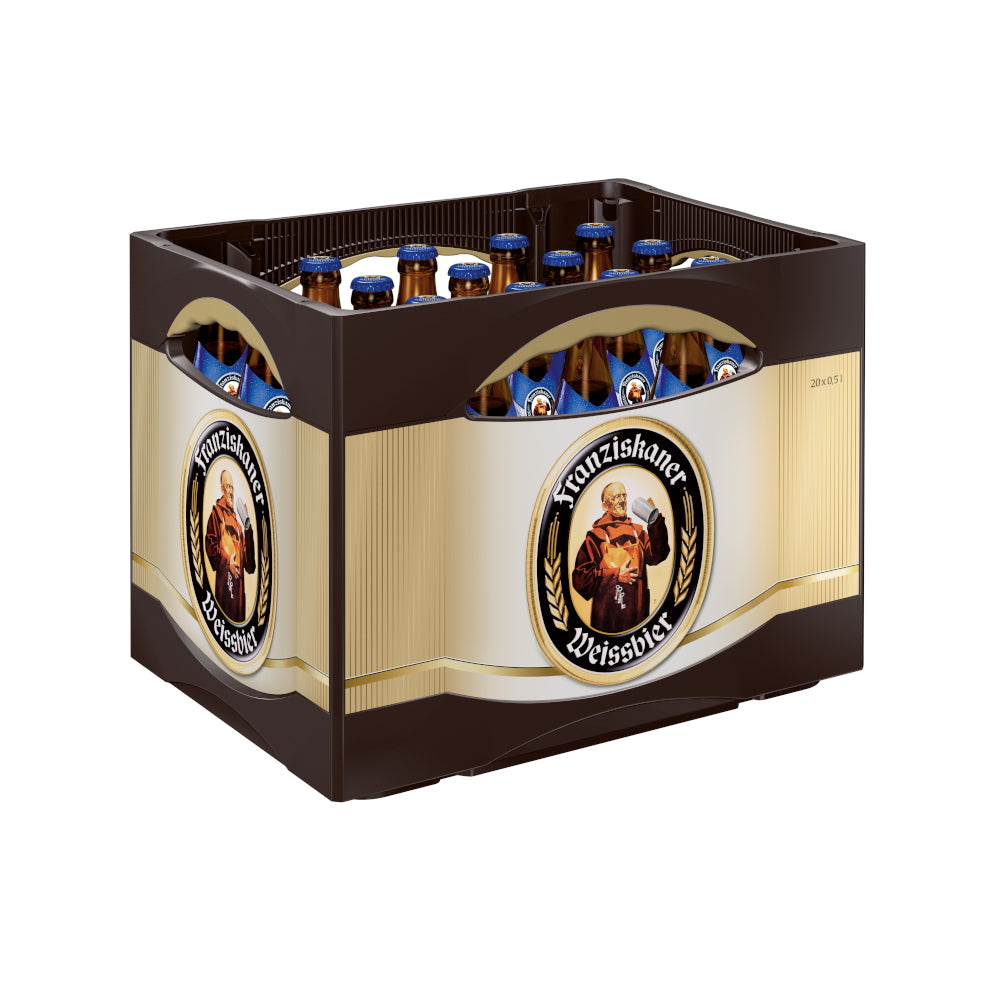 Franziskaner Weissbier Alkoholfrei 20 x 0,5L (Glas) MEHRWEG Kiste zzgl. 3,10 € Pfand