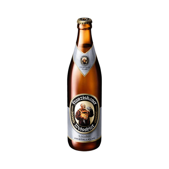 Franziskaner Weissbier kristallklar 20 x 0,5L (Glas) MEHRWEG Kiste zzgl. 3,10 € Pfand