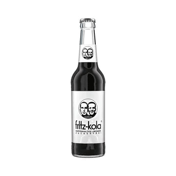 Fritz-Kola Ohne Zucker 24 x 0,33L (Glas) MEHRWEG Kiste zzgl. 3,42 € Pfand - 0