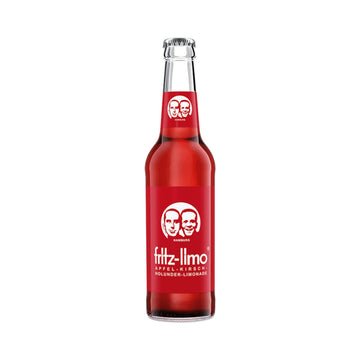 Fritz-Limo Apfel-Kirsch-Holunder 24 x 0,33L (Glas) MEHRWEG Kiste zzgl. 3,42 € Pfand - 0