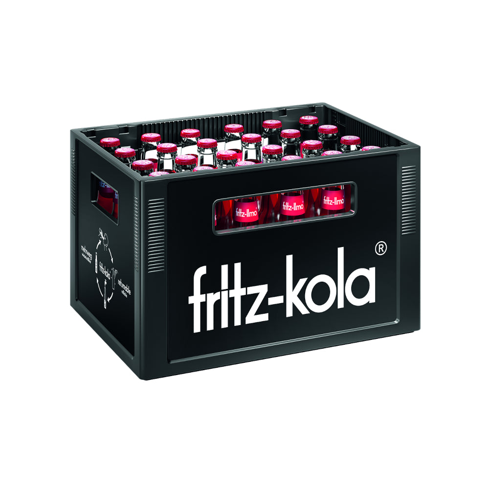 Fritz-Limo Apfel-Kirsch-Holunder 24 x 0,33L (Glas) MEHRWEG Kiste zzgl. 3,42 € Pfand-1
