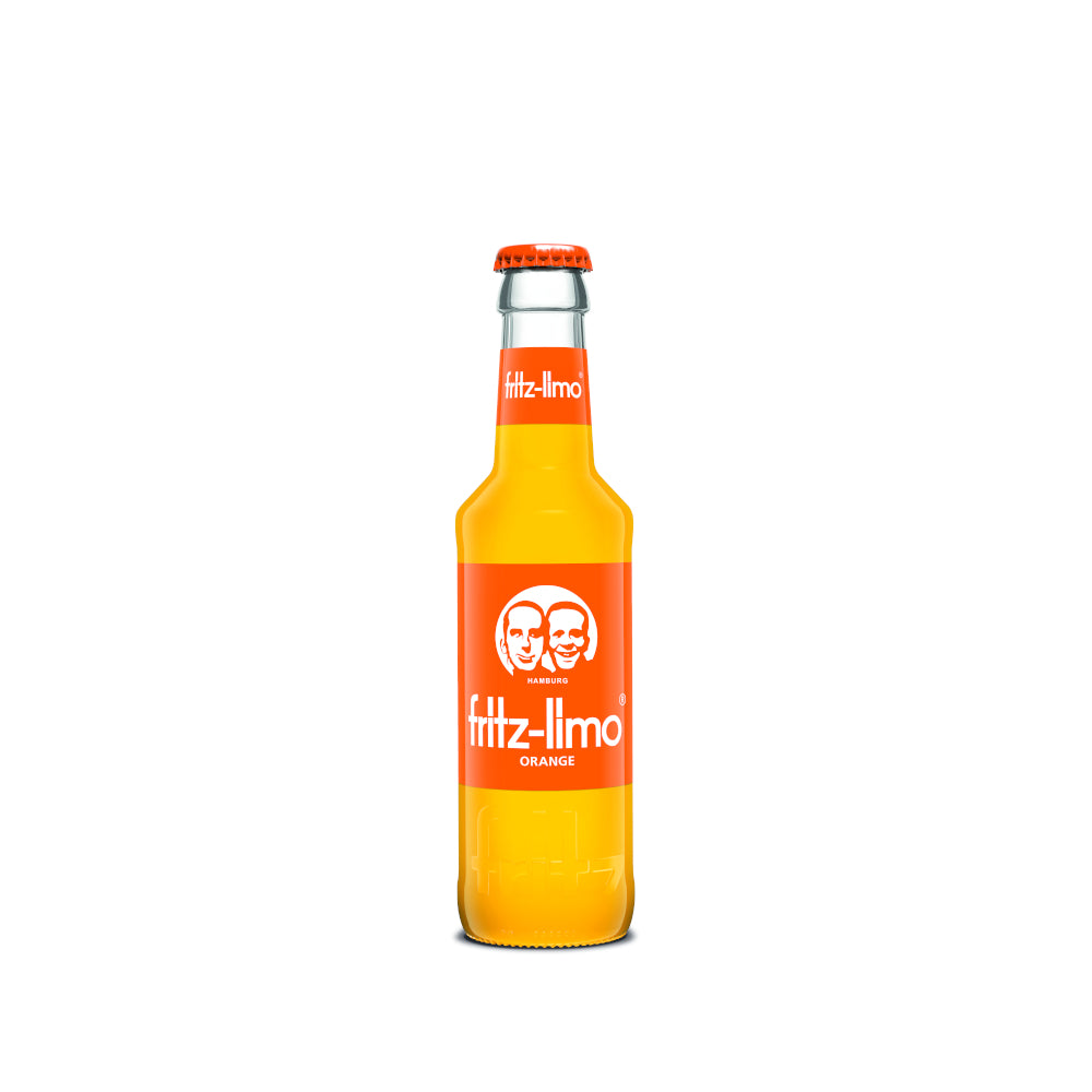 Fritz-Limo Orange 24 x 0,2L (Glas) MEHRWEG Kiste zzgl. 5,10 € Pfand