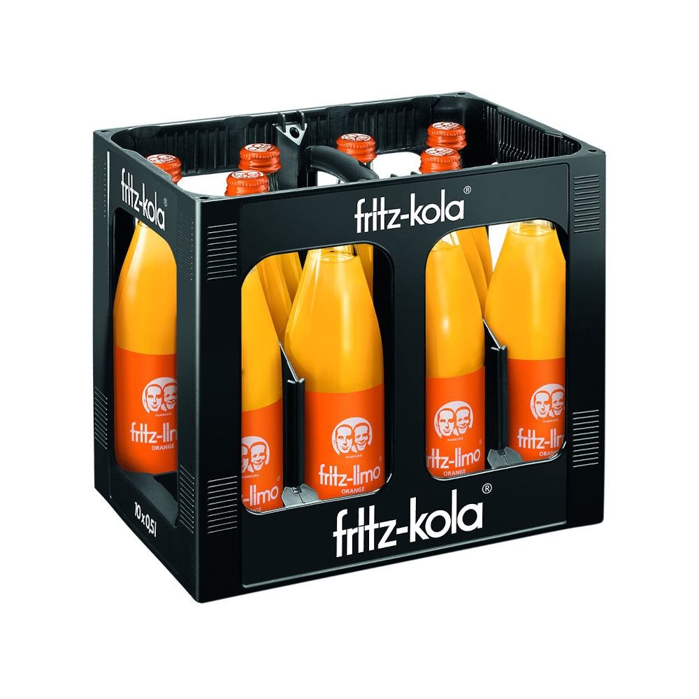 Fritz-Limo Orange 10 x 0,5L (Glas) MEHRWEG Kiste zzgl. 3,00 € Pfand