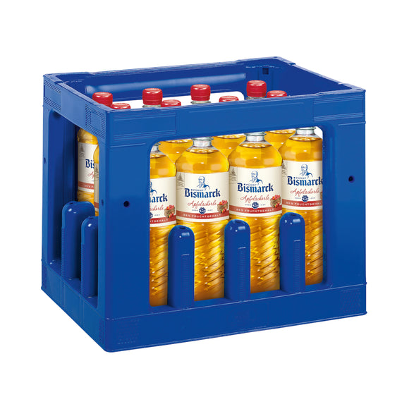 Fürst Bismarck Apfelschorle 12 x 1L (PET) MEHRWEG Kiste zzgl. 4,50 € Pfand