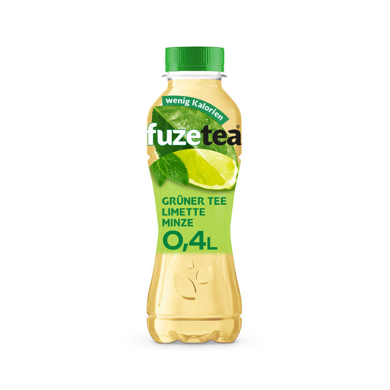 Minze Tea Fuze Tea Limette Minze 12 x 0,4L (PET) Getränkedienst Hamburg | Blue ...