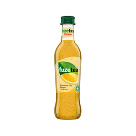 Fuze Tea Schwarzer Tee Pfirsich 24 x 0,3L (Glas) MEHRWEG Kiste zzgl. 5,10 € Pfand - 0