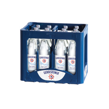 Gerolsteiner Sprudel 12 x 0,75L (Glas) MEHRWEG Kiste zzgl. 3,30 € Pfand