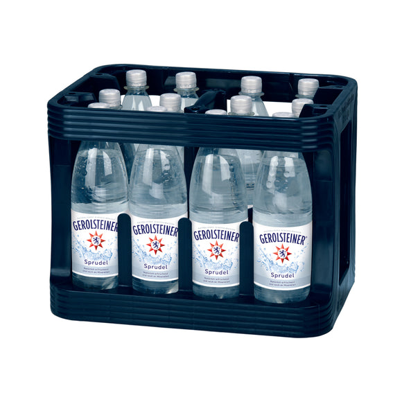 Gerolsteiner Sprudel 12 x 1L (PET) MEHRWEG Kiste zzgl. 3,30 € Pfand