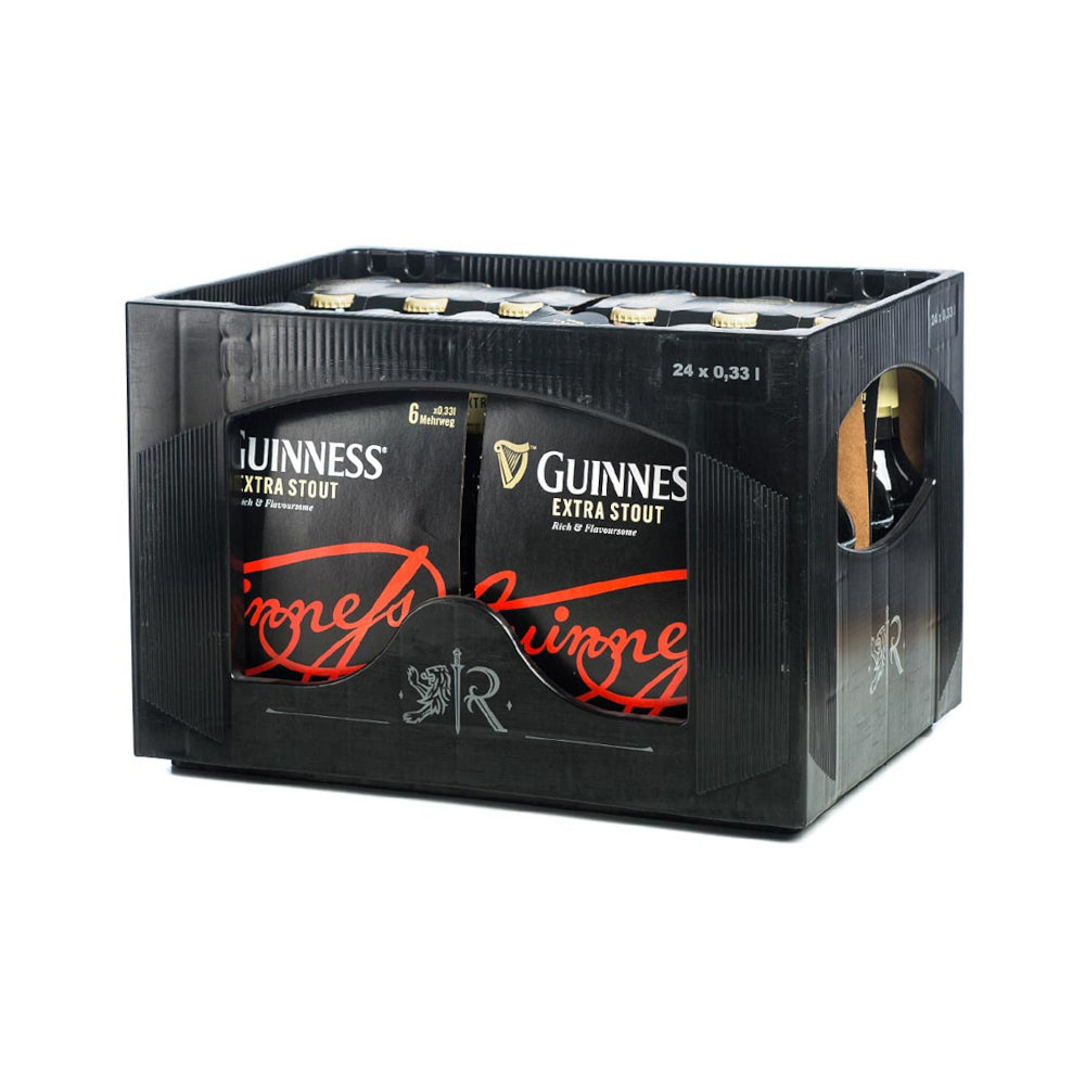 Guinness Extra Stout 24 x 0,33L (Glas) MEHRWEG Kiste zzgl. 3,42 € Pfand
