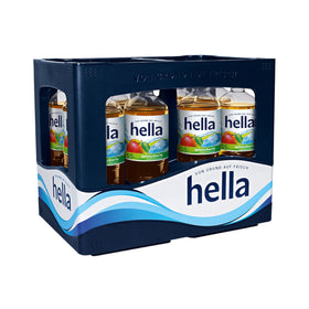 Hella Apfelschorle 12 x 1L (PET) EINWEG Kiste zzgl. 4,50 € Pfand