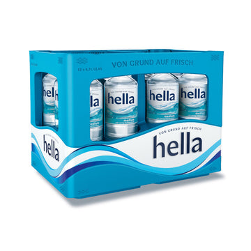 Hella Medium 12 x 0,7L (Glas) MEHRWEG Kiste zzgl. 3,30 € Pfand