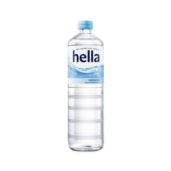 Hella Naturell 12 x 0,7L (Glas) MEHRWEG Kiste zzgl. 3,30 € Pfand
