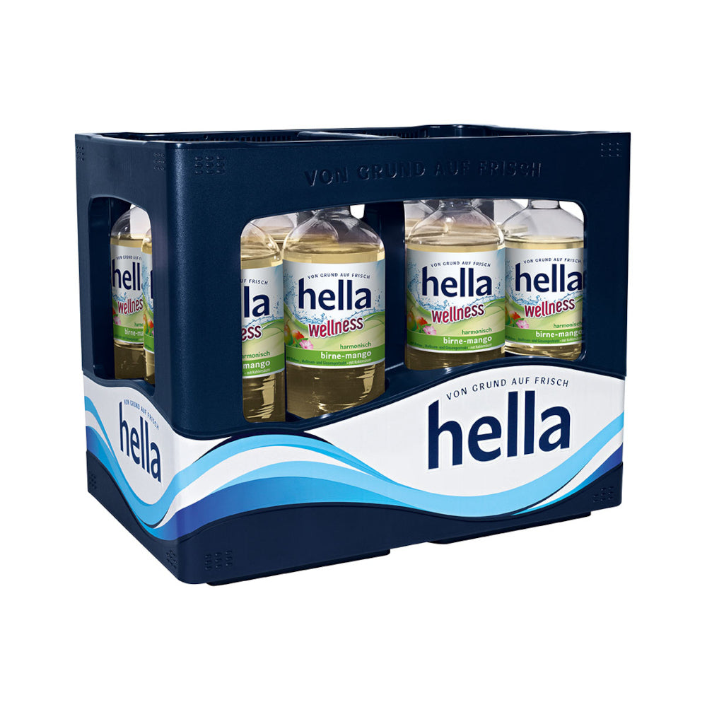 Hella Wellness 12 x 1L (PET) EINWEG Kiste zzgl. 4,50 € Pfand