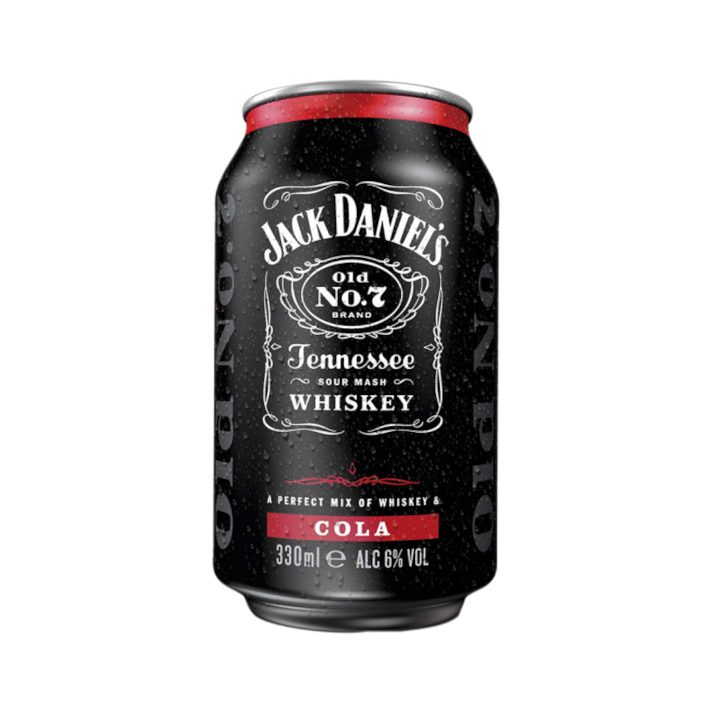 Jack Daniel's & Cola 6 x 0,33L (Dose) MEHRWEG Tray zzgl. 1,50 € Pfand