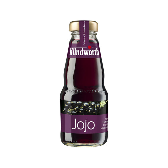 Klindworth JOJO Schwarzer Johannisbeernektar 24 x 0,2L (Glas) MEHRWEG Kiste zzgl. 5,10 €  Pfand