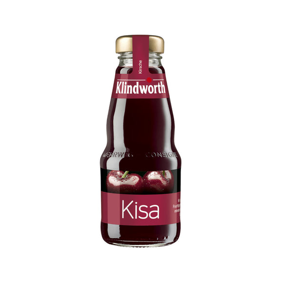 Klindworth KISA Sauerkirschnektar 24 x 0,2L (Glas) MEHRWEG Kiste zzgl. 5,10 €  Pfand