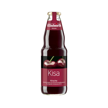 Klindworth KISA Sauerkirschnektar  6 x 1L (Glas) MEHRWEG Kiste zzgl. 2,40 € Pfand - 0
