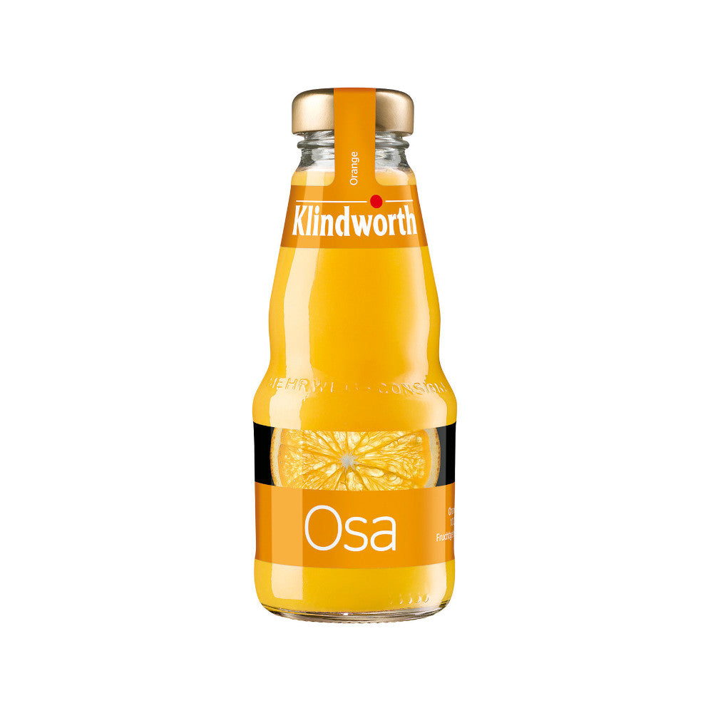 Klindworth OSA Orangensaft 24 x 0,2L (Glas) MEHRWEG Kiste zzgl. 5,10 € Pfand