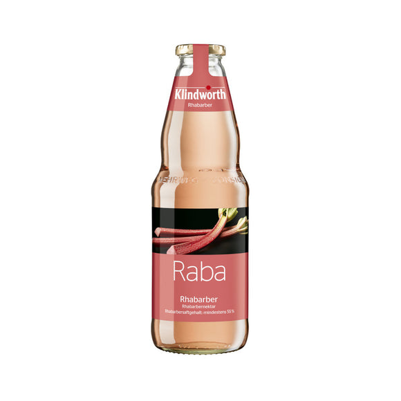 Klindworth RABA Rhabarbernektar  6 x 1L (Glas) MEHRWEG Kiste zzgl. 2,40 € Pfand