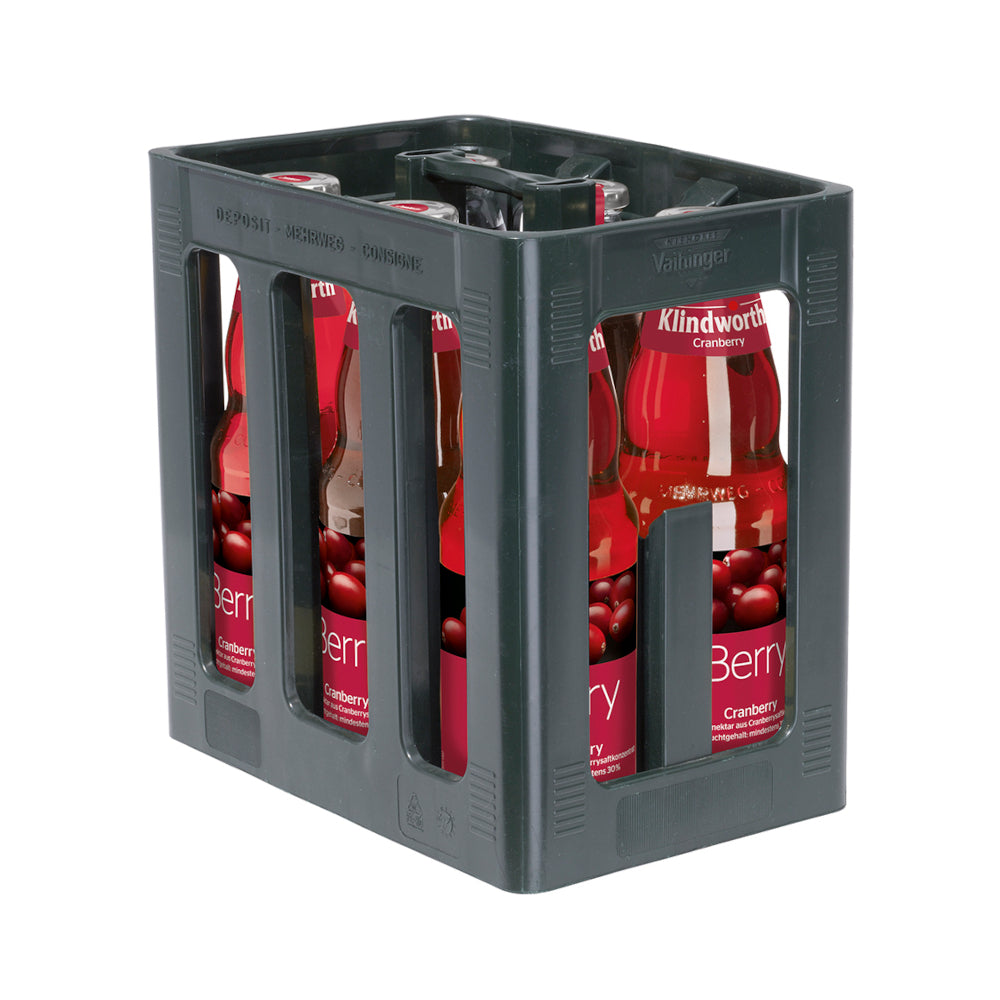 Klindworth BERRY Cranberrynektar 6 x 1L (Glas) MEHRWEG Kiste zzgl. 2,40 €  Pfand
