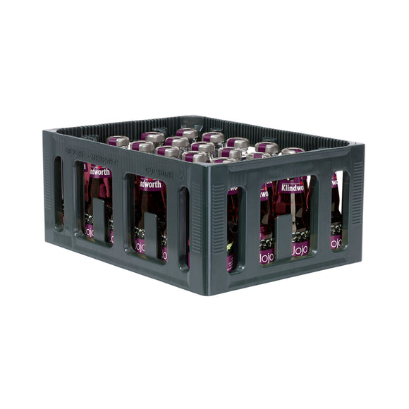 Klindworth JOJO Schwarzer Johannisbeernektar 24 x 0,2L (Glas) MEHRWEG Kiste zzgl. 5,10 €  Pfand