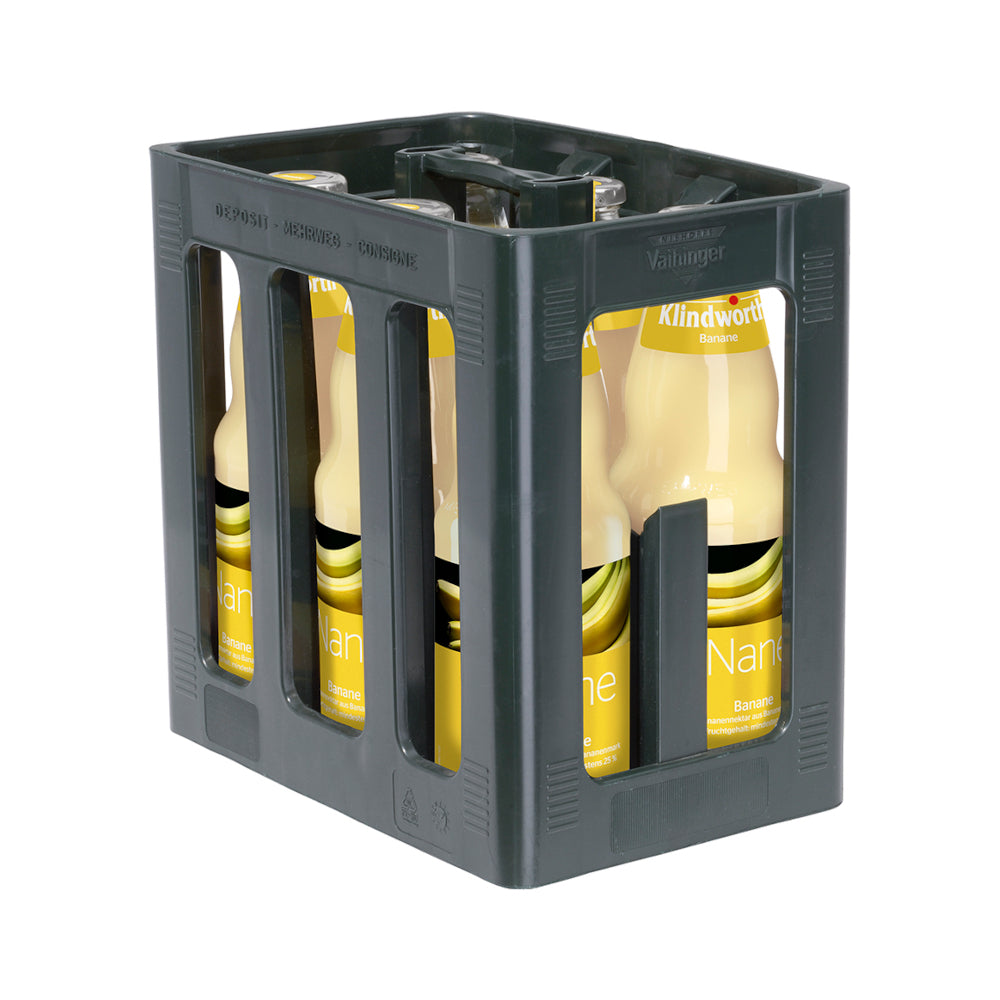 Klindworth NANE Bananennektar 6  x 1L (Glas) MEHRWEG Kiste zzgl. 2,40 € Pfand-1