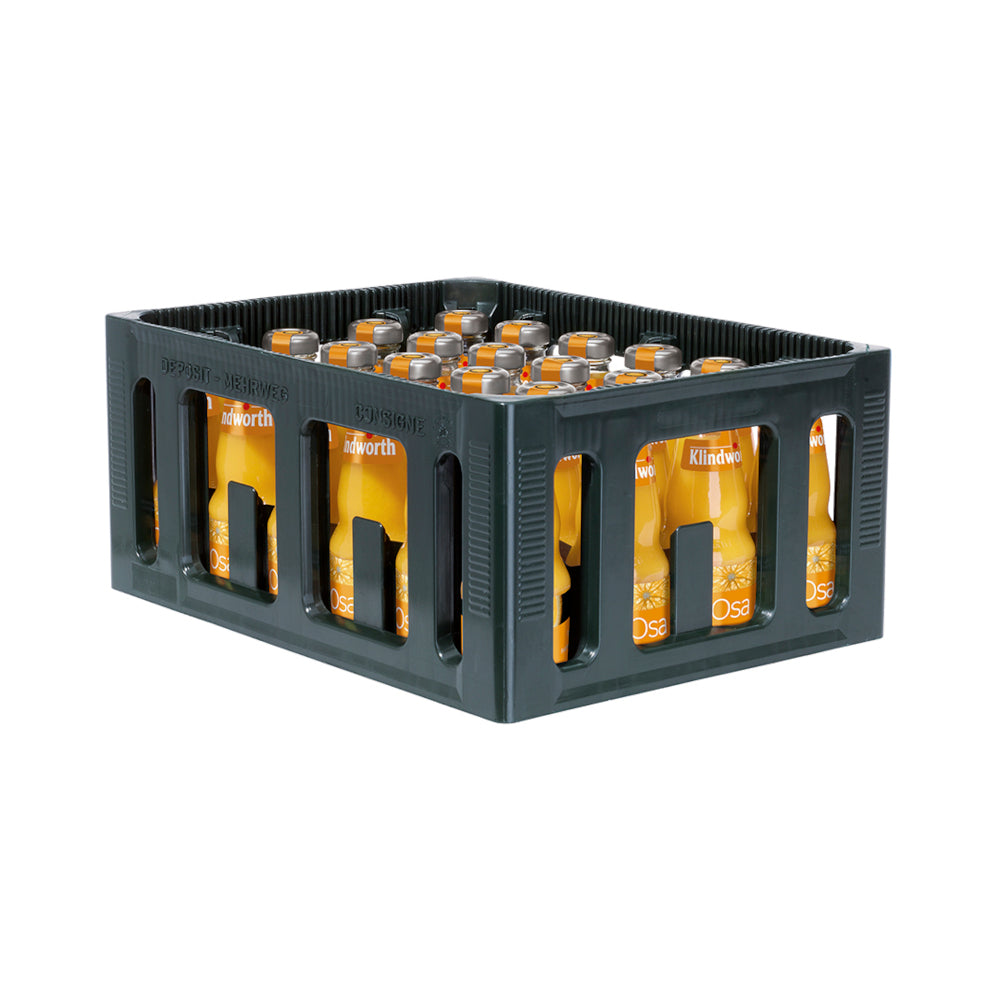 Klindworth OSA Orangensaft 24 x 0,2L (Glas) MEHRWEG Kiste zzgl. 5,10 € Pfand-1