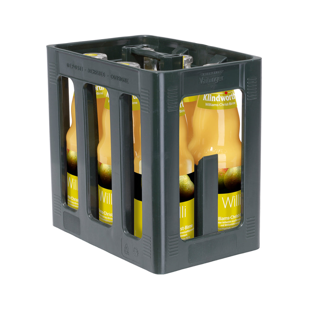 Klindworth WILLI Birnennektar 6 x 1L (Glas) MEHRWEG Kiste zzgl. 2,40 € Pfand