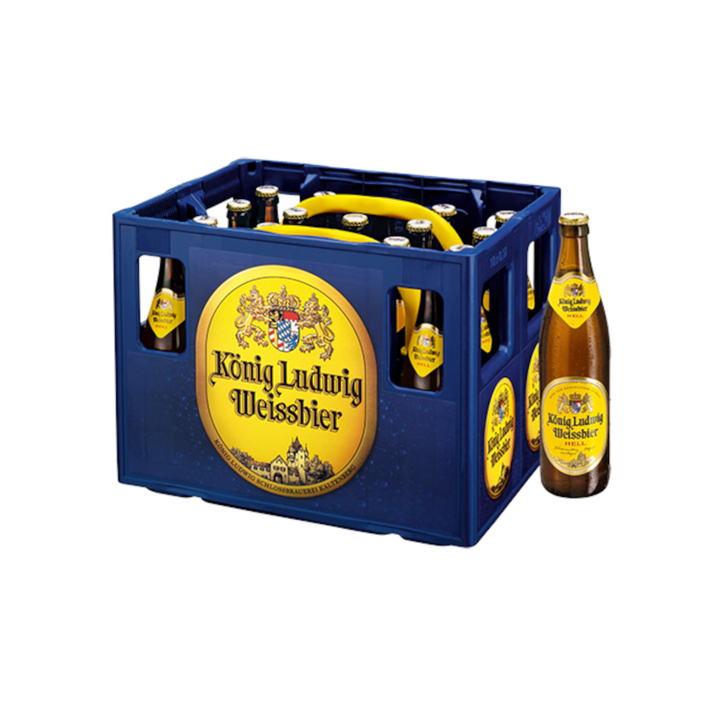 König Ludwig Hell 20 x 0,5L (Glas) MEHRWEG Kiste zzgl. 3,10 € Pfand