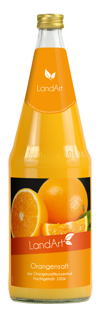Landart Orangensaft 6 x 1L (Glas) MEHRWEG Kiste zzgl. 2,40 € Pfand