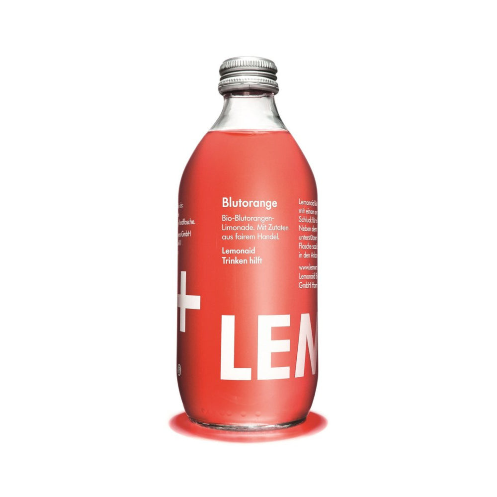 LemonAid Blutorange 20 x 0,33L (Glas) MEHRWEG Kiste zzgl. 6,50 € Pfand - 0