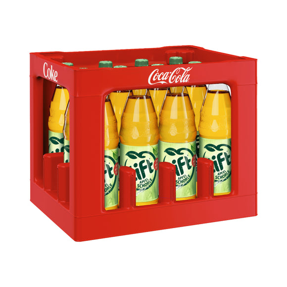Lift Apfelschorle 12 x 1L (PET) MEHRWEG Kiste zzgl. 3,30 € Pfand