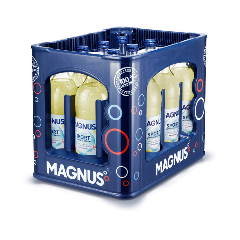 Magnus Sport Grapefruit-Zitrone 12 x 0,7L (Glas) MEHRWEG Kiste zzgl. 3,30 € Pfand